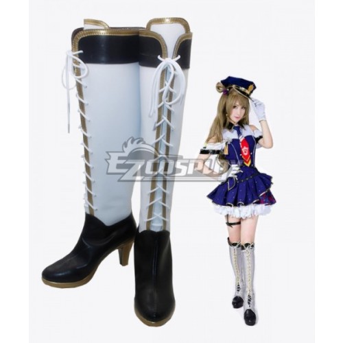 Love Live! School Idol Minami Kotori Policewoman Awaken Boots Cosplay Shoes