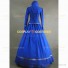 Classical Gothic Lolita Dress Vintage Brocaded TheatrerBall Gown Dress Blue