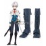 Undefeated Bahamut Chronicle Lux Arcadia Celistia Ralgris Blue Shoes Cosplay Boots