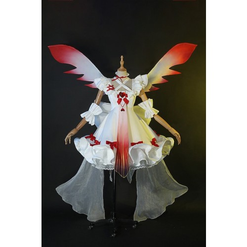 Vocaloid Angel Miku Cosplay Costume