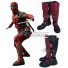 Marvel Deadpool Wade Winston Wilson Red Shoes Cosplay Boots