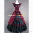 Antique Victorian Fairytale Gown Fancy Dress Stage Dress Wine