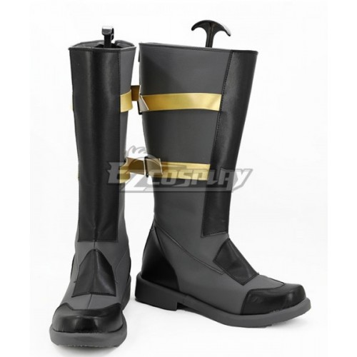 God Eater 2 Protagonist Dark Grey Shoes Cosplay Boots