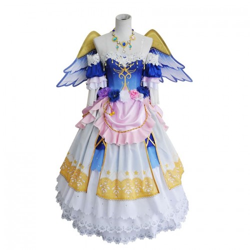 Love Live Sunshine Aqours Mari Ohara Angel Idolized Cosplay Costume