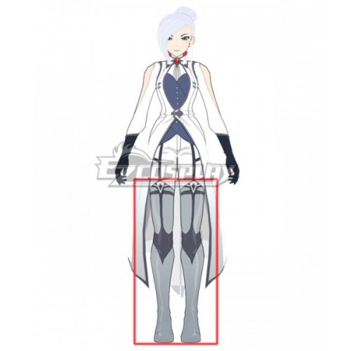 RWBY Season 3 Winter Schnee Ice Queen Gray Shoes Cosplay Boots