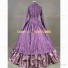 Victorian Style Royal Queen Renaissance Dress Royal Princess Fantasy Dress Purple Stripes