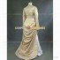 Gothic French Bustle Formal Dress Colonial Theatrical Premium Quality Costume Beige