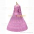 Gothic Lolita Victorian Rococo Stage Long Luxury Pink Dress Ball Gown