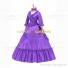 Medieval Renaissance Lolita Princess Ruffled Light Purple Ball Gown Dress