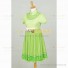 Frozen Cosplay Princess Anna Costume Green Princess Dress for Children