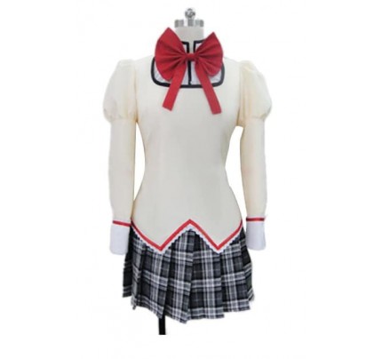 Puella Magi Madoka Magica School Uniform Cosplay Costume