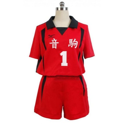 Haikyuu Tetsuro Kuro Nekoma High School Sports Uniform Cosplay Costume