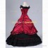 Southern Belle Civil War Formal Reenactment Stage Dress Costume Wine