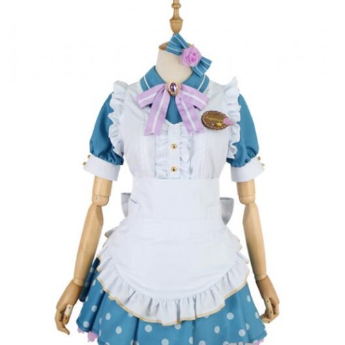 Love Live Sunshine Hanamaru Kunikida Maid Valentines Ver Cosplay Costume