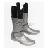 Fate Stay Night Fate Zero Saber Altria Pendragon King Arthur Silver Shoes Cosplay Boots - B Edition