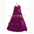 Retro Renaissance Style Pagoda Sleeves Prom Ball Gown Rose Dress