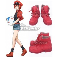 Cells At Work Erythrocite Red Blood Cell Orange Red Cosplay Shoes