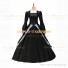 Victorian Punk Lolita Pagoda Sleeves Ball Gown Black Dress