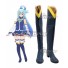 Kono Subarashii Sekai ni Shukufuku o Aqua Dark Blue Shoes Cosplay Boots