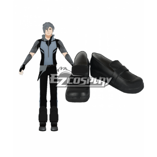 RWBY Mercury Black Merc Black Cosplay Shoes