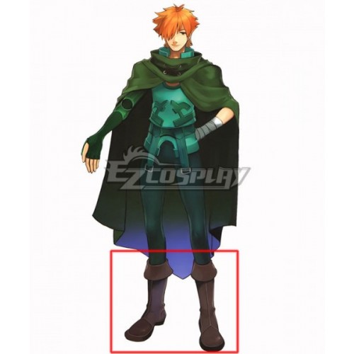 Fate EXTRA Last Encore Archer Robin Hood Brown Shoes Cosplay Boots