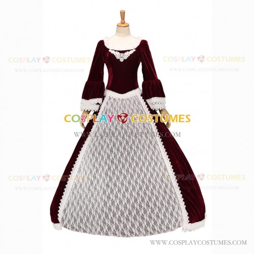 Sweet Country Lolita Lace Vintage Gown Dress