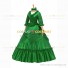 Medieval Renaissance Lolita Princess Ruffled Dark Green Ball Gown Dress