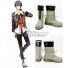 Tsukiuta. Arata Uduki Six Gravity April Light green Shoes Cosplay Boots