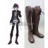 Diabolik Lovers More Blood Mukami Azusa Brown Shoes Cosplay Boots - A Edition