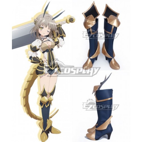 Magical Girl Raising Project La Pucelle Souta Kishibe Deep Blue Shoes Cosplay Boots