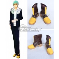 Touken Ranbu Ichigo Hitofuri Yellow Brown Shoes Cosplay Boots