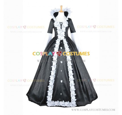 Once Upon A Time Season 4 Cosplay Finale Evil Snow White Costume Dress