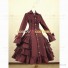 Elegant Baroque style Gothic Lolita Dress Burgundy