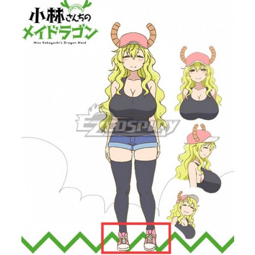 Miss Kobayashi's Dragon Maid Quetzalcoatl Lucoa Cosplay Shoes