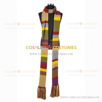 Tom Baker Scarf for Doctor Who 4th Dr Cosplay Costume