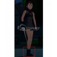 RWBY Ilia Amitola Black Cosplay Shoes