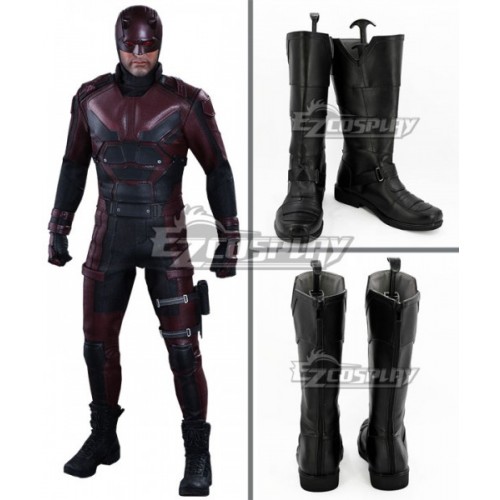 Marvel Daredevil Matt Murdock Daredevil Black Shoes Cosplay Boots