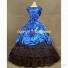 Southern Belle Alice in Wonderland Fancy Fairytale Dress Royal Blue