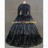 Victorian Style Reenactment Theatrical Premium Quality Costume Fancy Dress Black