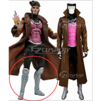 Marvel Uncanny X-Men X Men Gambit Remy Etienne LeBeau Shoes Cosplay Boots