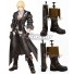 Tales of Berseria Reaper Eizen Deep Brown Shoes Cosplay Boots