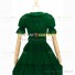 Reenactment Civil War Lace Lolita Recoco Layered Green Ball Gown Dress