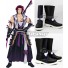 Katsugeki Touken Ranbu Tonbokiri Black Shoes Cosplay Boots