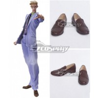 JoJo's Bizarre Adventure Yoshikage Kira Brown Cosplay Shoes