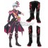 Cute High Earth Defense Club Love! Salty Sol Haruhiko Beppu Black Shoes Cosplay Boots