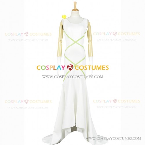 The Princess And The Frog Cosplay Tiana Costume White Dress