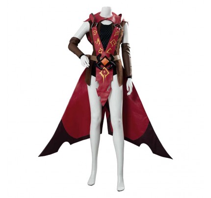 Overwatch Warlock Ashe Cosplay Costume