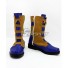 Log Horizon Shiroe Blue and Brown Shoes Cosplay Boots