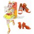 Kirakira PreCure A La Mode Cure Custard Himari Arisugawa Orange White Cosplay Shoes