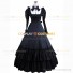 Elegant Gothic Lolita Black Maid Dress Antique Witch Fancy Dress